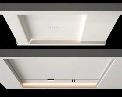 现代吊顶3D模型下载